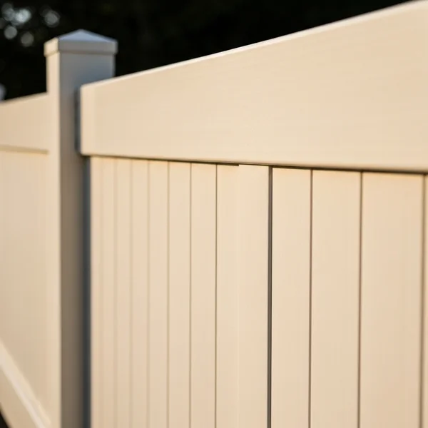 Vinyl fence installation in Patterson CA